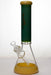 13 in. Genie two tone 9 mm glass beaker water bong Glass Bong ONE YL-JD