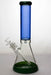 13 in. Genie two tone 9 mm glass beaker water bong Glass Bong ONE
