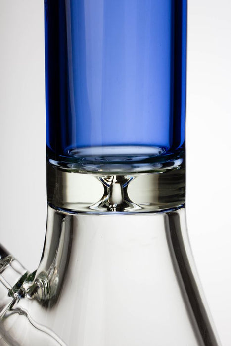 13 in. Genie two tone 9 mm glass beaker water bong- - One Wholesale