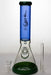 13 in. Genie two tone 9 mm glass beaker water bong Glass Bong ONE