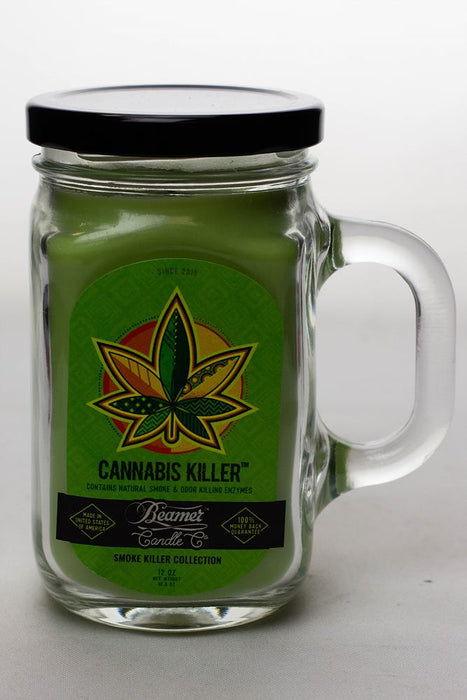 Beamer Candle Co. Ultra Premium Jar candle-Cannabis Killer - One Wholesale