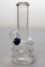 6 in. clear glass water bong-C - One Wholesale