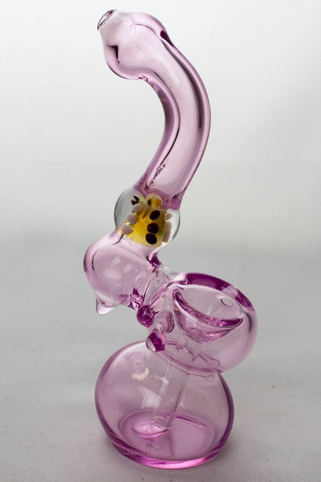 6 inches single chamber bubbler-Pink-4600 - One Wholesale