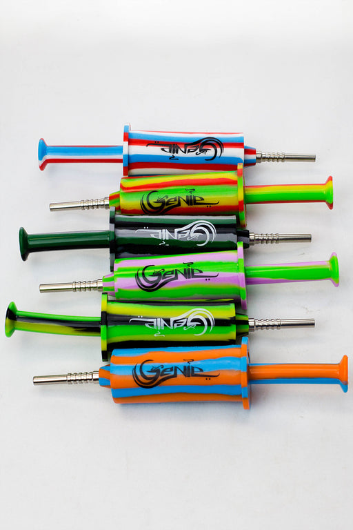 Mixed color Silicone syringe shape nectar collector Nectar Collector ONE