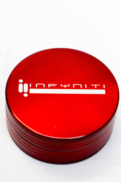 Infyniti 2 parts metal herb grinder ( GR5623 ) Herb Grinder ONE Red