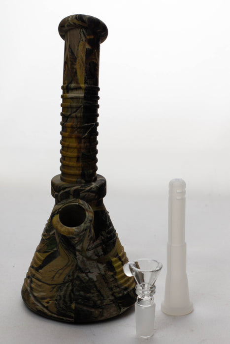 8 in. realtree camo silicone water bong- - One Wholesale