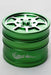Genie 8 spoke rims aluminium grinder-Green - One Wholesale