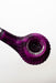 Sherlock Silicone pipe in display with glass bowl-WP164- - One Wholesale