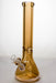 15 in. Metallic 9 mm glass beaker bong-Gold-4632 - One Wholesale