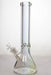 15 in. Metallic 9 mm glass beaker bong- - One Wholesale