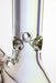 15 in. Metallic 9 mm glass beaker bong- - One Wholesale