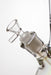 15 in. Metallic 9 mm glass beaker bong- - One Wholesale