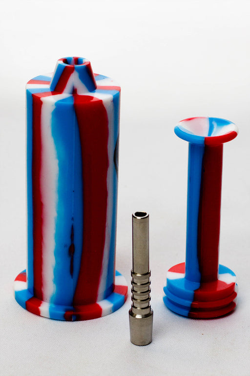 Mixed color Silicone syringe shape nectar collector Nectar Collector ONE