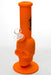 11" Genie Detachable solid color silicone skull water bong-Orange - One Wholesale
