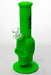 11" Genie Detachable solid color silicone skull water bong-Green - One Wholesale