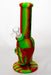 11" Genie Detachable mixed color silicone skull water bong-RASTA - One Wholesale