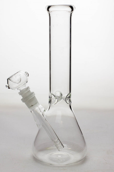 10" clear glass water bong- - One Wholesale