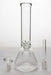 10" clear glass water bong- - One Wholesale