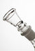 8" clear single dome percolator beaker water bong- - One Wholesale