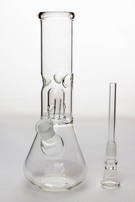 8" clear single dome percolator beaker water bong- - One Wholesale