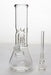 8" clear single dome percolator beaker water bong- - One Wholesale