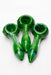 3.5" Color Soft glass hand pipe (3 ea per pack)-Green - One Wholesale