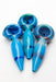 3.5" Soft Color glass hand pipe (3 ea per pack)-Sky blue - One Wholesale