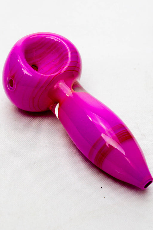 3.5" Soft Color glass hand pipe (3 ea per pack)- - One Wholesale