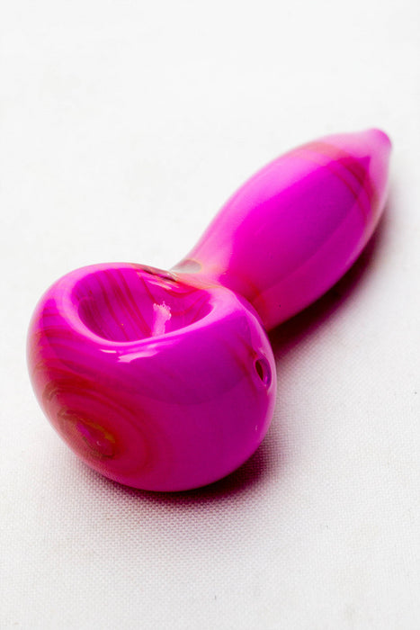 3.5" Soft Color glass hand pipe (3 ea per pack)- - One Wholesale