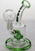 6" Nice glass shower head diffuser dab rig-Green - One Wholesale