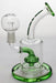 6" Nice glass shower head diffuser dab rig- - One Wholesale