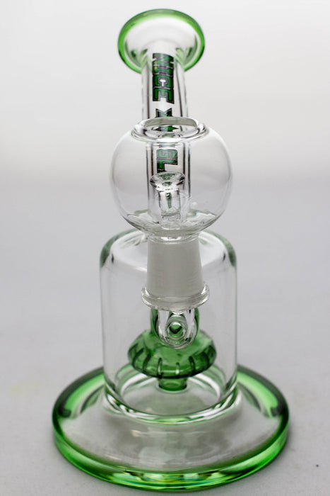 6" Nice glass shower head diffuser dab rig- - One Wholesale