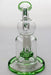 6" Nice glass shower head diffuser dab rig- - One Wholesale