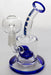 6" Nice glass shower head diffuser dab rig-Blue - One Wholesale