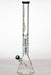 24" genie double 6 arms heavy glass water beaker bong-Teal - One Wholesale