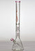 24" genie double 6 arms heavy glass water beaker bong-Pink - One Wholesale