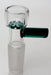Built-in Glass Screen bowl for 14 mm joint-Teal - One Wholesale