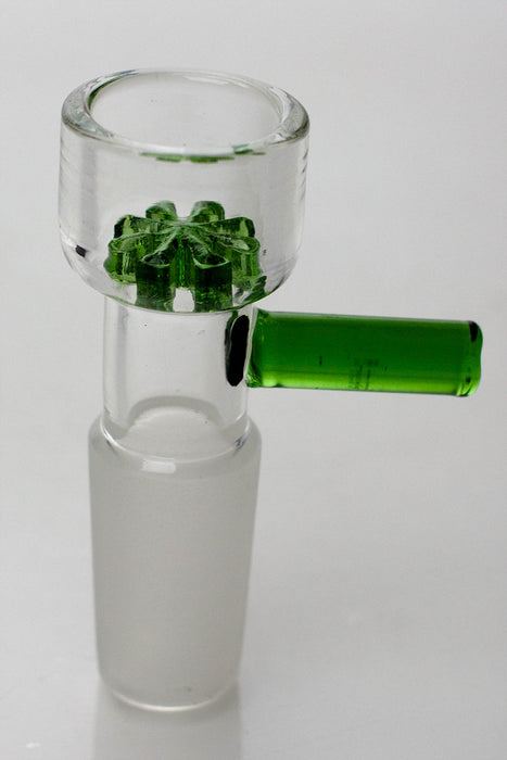 Built-in Glass Screen bowl for 14 mm joint-Green - One Wholesale