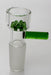 Built-in Glass Screen bowl for 14 mm joint-Green - One Wholesale
