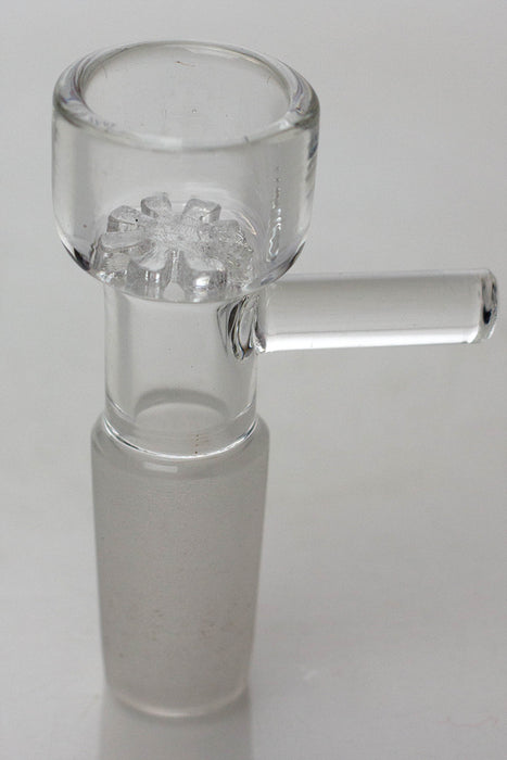 Built-in Glass Screen bowl for 14 mm joint-Clear - One Wholesale