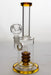 8" triple stacked shower head diffuser bong-Amber - One Wholesale