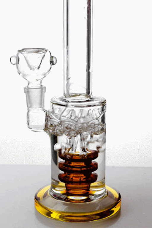 8" triple stacked shower head diffuser bong Bongs ONE