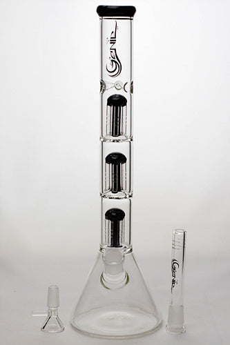 14" genie triple 5 arms percolator water bong- - One Wholesale