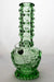 12" Embossed heavy soft glass water bong-Green-4780 - One Wholesale