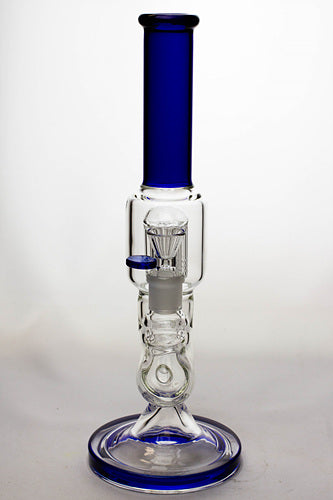 14 inches 8 arms percolator and inline diffused water bong- - One Wholesale