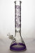 16 inches 9 mm sandblasting artwork glass water bong-Purple-4790 - One Wholesale