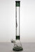 24" Genie 7 mm color accent classic beaker bong-T-Black - One Wholesale