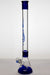 24" Genie 7 mm color accent classic beaker bong-Blue - One Wholesale