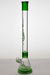 24" Genie 7 mm color accent classic beaker bong-Green - One Wholesale