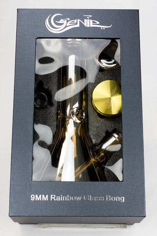 Genie 12" Metallic heady glass beaker bong gift set Glass Bong ONE